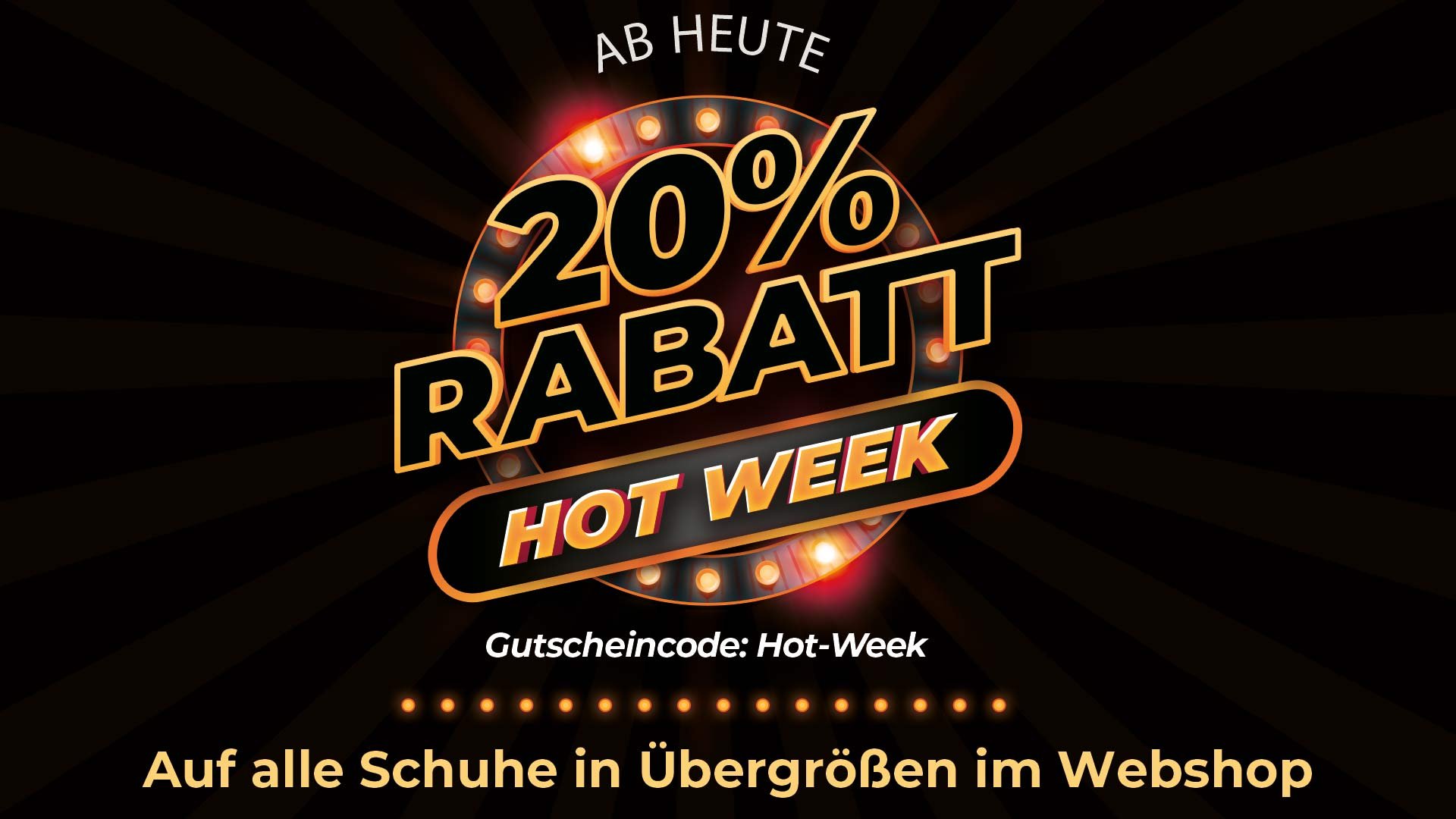 „Hot Week“ bei schuhplus – 20% auf Schuhe in Übergrößen